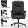 Кресло офисное BRABIX PREMIUM "Solid HD-005", НАГРУЗКА до 180 кг, рециклированная кожа, черное, 531941 - фото 2682446