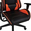 Кресло компьютерное BRABIX "GT Racer GM-100", две подушки, экокожа, черное/оранжевое, 531925 - фото 2682496