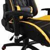 Кресло компьютерное BRABIX "GT Master GM-110", две подушки, экокожа, черное/желтое, 531927 - фото 2682521