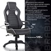 Кресло компьютерное BRABIX "Techno Pro GM-003", экокожа, черное/серое, вставки серые, 531814 - фото 2682549