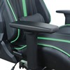 Кресло компьютерное BRABIX "GT Carbon GM-120", две подушки, экокожа, черное/зеленое, 531929 - фото 2682552