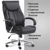 Кресло офисное BRABIX PREMIUM "Advance EX-575", хром, экокожа, черное, 531825 - фото 2682587