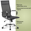 Кресло офисное BRABIX "Line EX-530", хром, сетка, черное, 531846 - фото 2682668