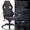 Кресло компьютерное BRABIX "Techno Pro GM-003", ткань, черное/серое, вставки оранжевые, 531813 - фото 2682695