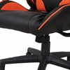 Кресло компьютерное BRABIX "GT Racer GM-100", две подушки, экокожа, черное/оранжевое, 531925 - фото 2682714