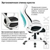 Кресло офисное BRABIX PREMIUM "Genesis EX-517", пластик белый, ткань/экокожа/сетка черная, 531573 - фото 2682728