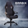 Кресло компьютерное BRABIX "Techno Pro GM-003", ткань, черное/серое, вставки оранжевые, 531813 - фото 2682762