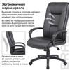 Кресло офисное BRABIX PREMIUM "Work EX-513", экокожа, черное, 531943 - фото 2682833