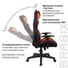 Кресло компьютерное BRABIX "GT Racer GM-100", две подушки, экокожа, черное/оранжевое, 531925 - фото 2682924