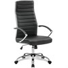 Кресло офисное BRABIX "Style EX-528", экокожа, хром, черное, 531947 - фото 2682982