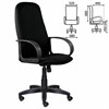 Кресло офисное BRABIX "Praktik EX-279", ткань/кожзам, черное, 532017 - фото 2683193