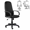 Кресло офисное BRABIX "Praktik EX-279", ткань JP/кожзам, черное, 532019 - фото 2683225