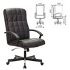 Кресло офисное BRABIX "Quadro EX-524", компактная упаковка, экокожа, черное, 532104 - фото 2683307