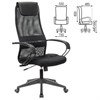Кресло офисное BRABIX PREMIUM "Stalker EX-608 PL", ткань-сетка/кожзам, черное, 532090 - фото 2683310