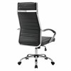 Кресло офисное BRABIX "Style EX-528", экокожа, хром, черное, 531947 - фото 2683408