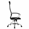 Кресло офисное МЕТТА "SU-B-8" хром, ткань-сетка, сиденье мягкое, черное - фото 2683601