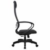 Кресло офисное МЕТТА "К-27" пластик, ткань, сиденье и спинка мягкие, серое - фото 2683616