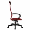Кресло офисное МЕТТА "SU-B-8" пластик, ткань-сетка, сиденье мягкое, красное - фото 2683629