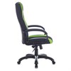 Кресло компьютерное BRABIX PREMIUM "Rapid GM-102", экокожа/ткань, черное/зеленое, 532419, GM-102_532419 - фото 2683641