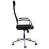 Кресло офисное BRABIX "Pilot EX-610 CH" premium, хром, ткань-сетка, черное, 532417 - фото 2683716