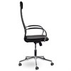 Кресло офисное BRABIX "Pilot EX-610 CH" premium, хром, кожзам, черное, 532418 - фото 2683732