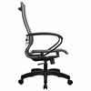 Кресло офисное МЕТТА "К-9" пластик, прочная сетка, сиденье и спинка регулируемые, черное - фото 2683735
