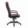Кресло компьютерное BRABIX PREMIUM "Rapid GM-102", экокожа/ткань, черное/красное, 532107 - фото 2683749