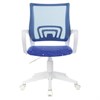 Кресло BRABIX "Fly MG-396W", с подлокотниками, пластик белый, сетка, темно-синее с рисунком "Space", 532405, MG-396W_532405 - фото 2683822