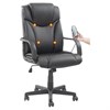 Кресло офисное BRABIX "Relax MS-001", 4 массажных модуля, экокожа, черное, 532519 - фото 2683844