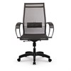 Кресло офисное МЕТТА "К-9" пластик, прочная сетка, сиденье и спинка регулируемые, черное - фото 2683937