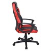 Кресло компьютерное BRABIX "Fighter GM-008", экокожа, черное/красное, 532506 - фото 2683966