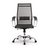 Кресло офисное МЕТТА "К-9" хром, прочная сетка, сиденье и спинка регулируемые, черное - фото 2684001