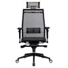 Кресло офисное МЕТТА "SAMURAI" Black Edition, сверхпрочная сетка, регулируемое, черное - фото 2684066