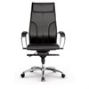 Кресло офисное МЕТТА "SAMURAI" Lux, экокожа, регулируемое сиденье, черное - фото 2684088