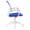 Кресло BRABIX "Fly MG-396W", с подлокотниками, пластик белый, сетка, темно-синее с рисунком "Space", 532405, MG-396W_532405 - фото 2684095