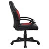 Кресло компьютерное BRABIX "Spark GM-201", экокожа, черное/красное, 532503 - фото 2684161