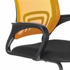 Кресло для приемных и переговорных BRABIX "Fly CF-100", оранжевое/черное, 532088 - фото 2684180