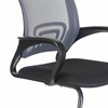 Кресло для приемных и переговорных BRABIX "Fly CF-100", серое/черное, 532089 - фото 2684181