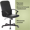 Кресло офисное BRABIX "Simple EX-521", компактная упаковка, экокожа, черное, 532103 - фото 2684213