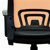 Кресло BRABIX "Fly MG-396", с подлокотниками, сетка, оранжевое/черное, 532084 - фото 2684258