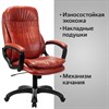 Кресло офисное BRABIX PREMIUM "Omega EX-589", экокожа, коричневое, 532096 - фото 2684266