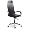 Кресло офисное BRABIX "Pilot EX-610 CH" premium, хром, кожзам, черное, 532418 - фото 2684281