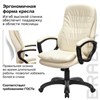 Кресло офисное BRABIX PREMIUM "Omega EX-589", экокожа, бежевое, 532095 - фото 2684286