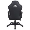Кресло компьютерное BRABIX "Skill GM-005", откидные подлокотники, экокожа, черное/белое, 532493 - фото 2684299