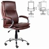Кресло офисное BRABIX PREMIUM "Cuba EX-542", экокожа, коричневое, 532550 - фото 2684334