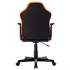 Кресло компьютерное BRABIX "Shark GM-203", экокожа, черное/оранжевое, 532513 - фото 2684427