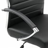 Кресло офисное BRABIX "Style EX-528", экокожа, хром, черное, 531947 - фото 2684430
