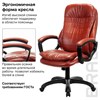 Кресло офисное BRABIX PREMIUM "Omega EX-589", экокожа, коричневое, 532096 - фото 2684464