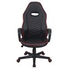Кресло компьютерное BRABIX "Flame GM-004", экокожа, черное/красное, 532499 - фото 2684481