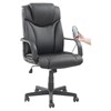 Кресло офисное BRABIX "Relax MS-001", 4 массажных модуля, экокожа, черное, 532519 - фото 2684511